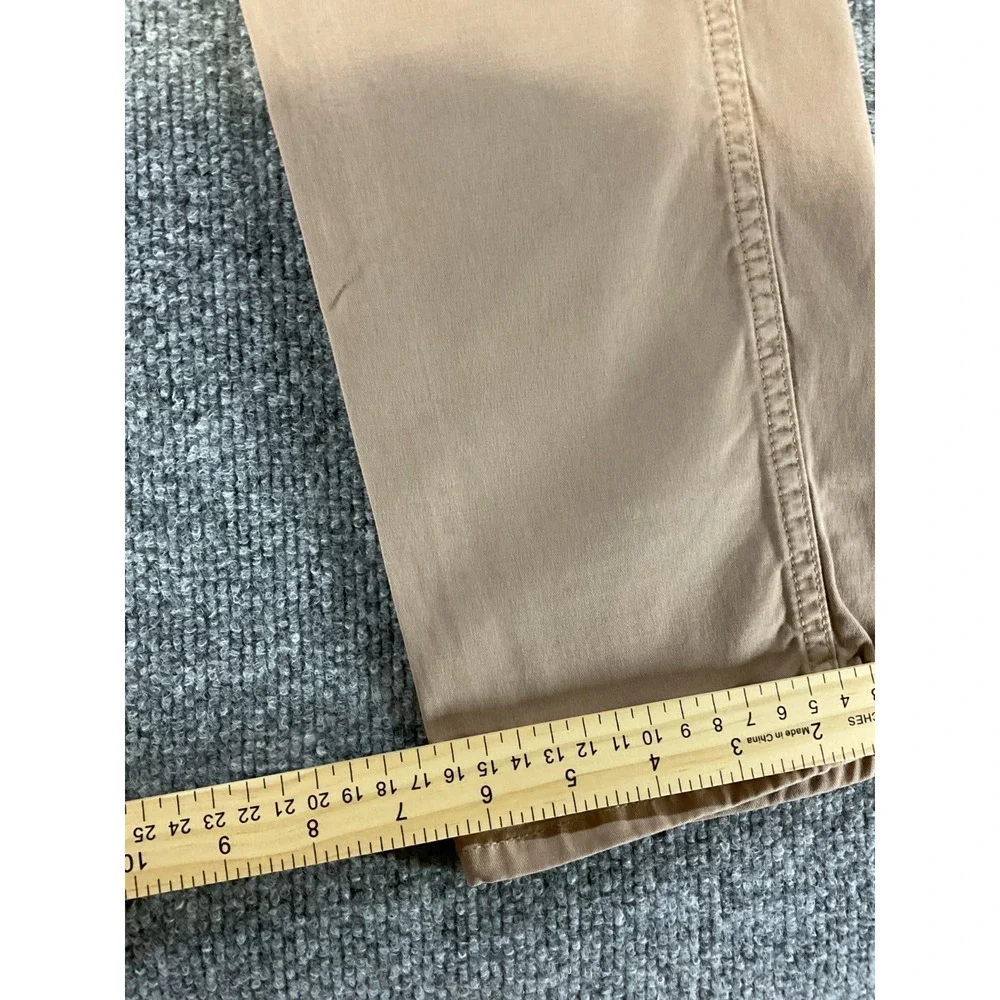 Hugo Boss Pants Mens 31x34 Stretch Chino Brown Tan Slim Casual Designer